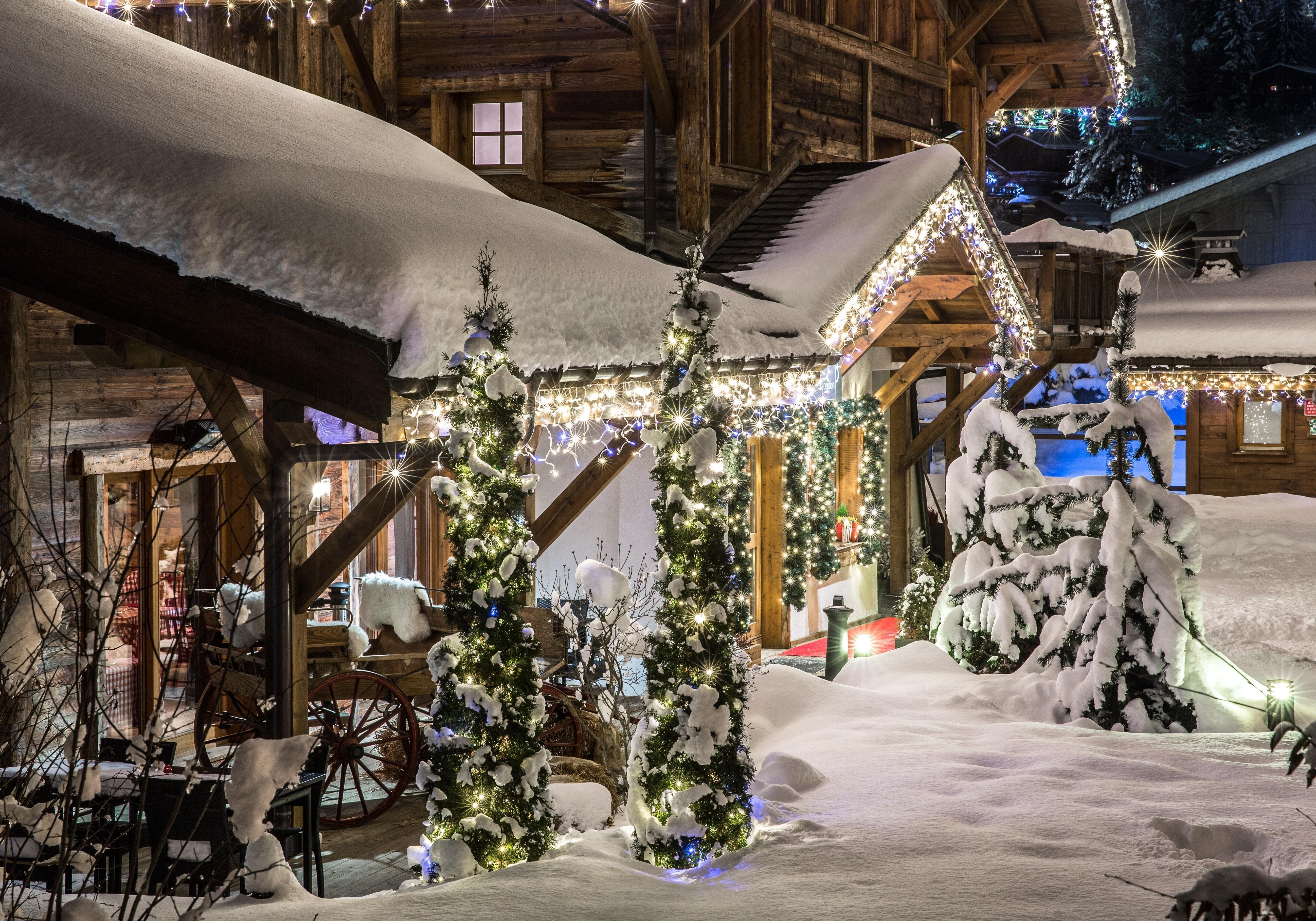 Les Loges Blanches Hotel Megève Екстериор снимка