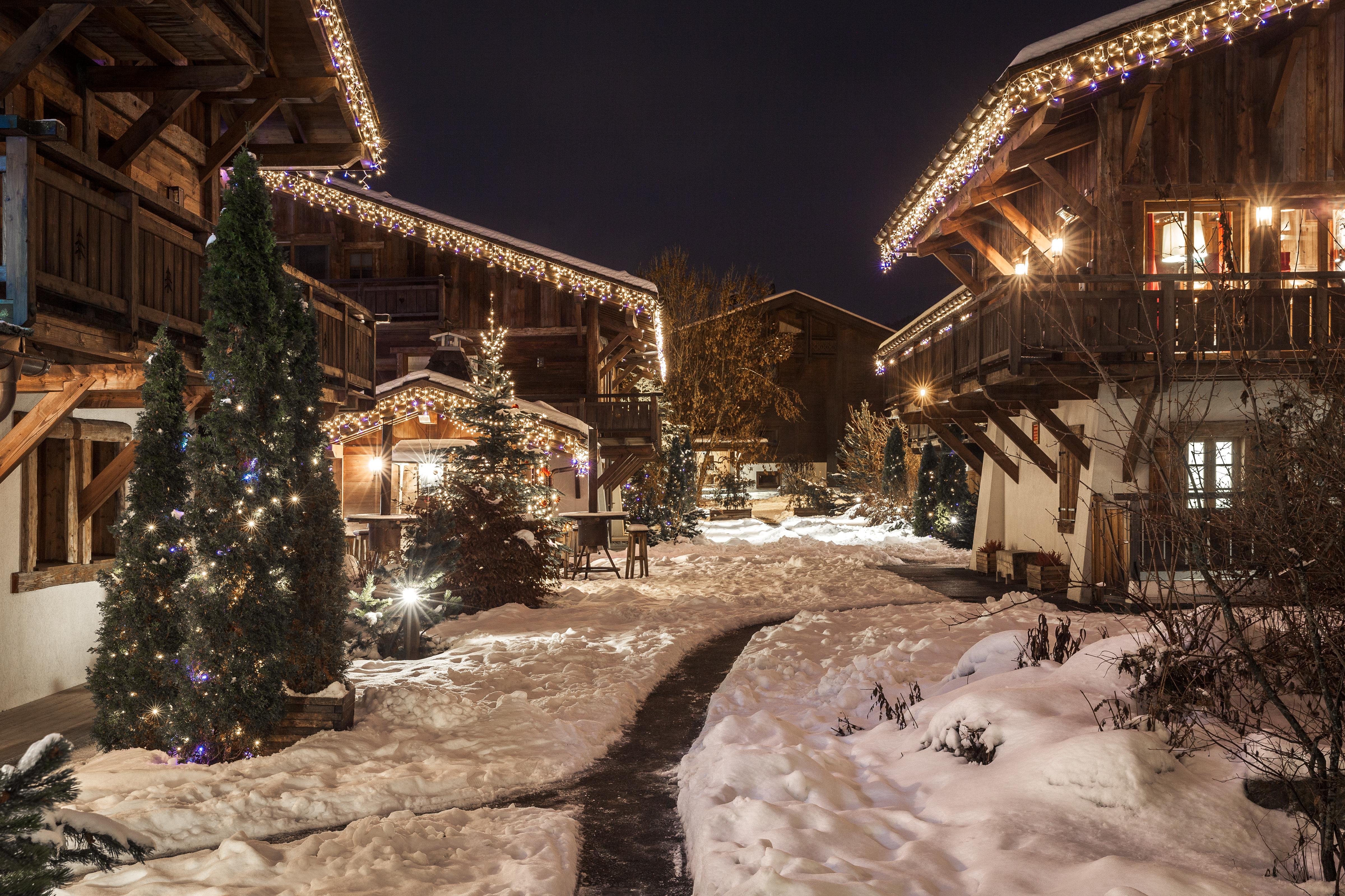 Les Loges Blanches Hotel Megève Екстериор снимка